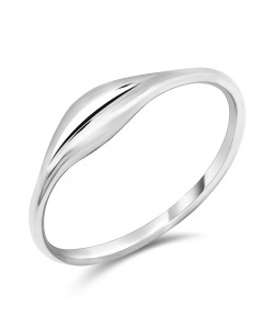 Sleek Design Silver Ring NSR-501